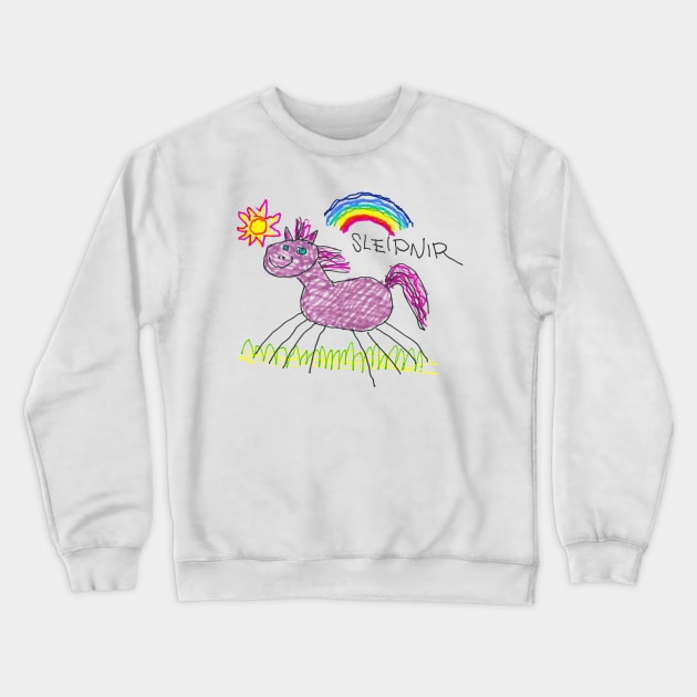 I Drew This for You, Dad! [transparent version] Crewneck Sweatshirt by Phosfate